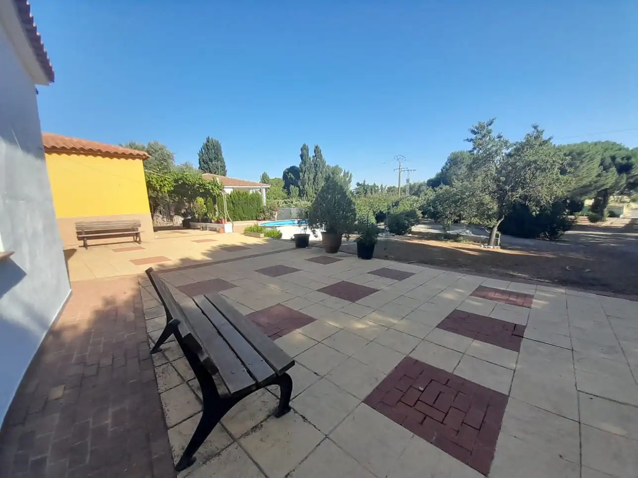 Terraza de Finca rústica en venta en Almodóvar del Campo con Trastero, Piscina y Amueblado