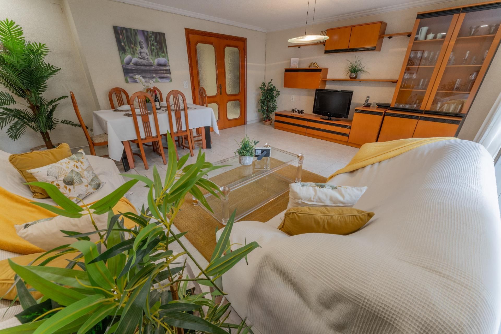 Sala d'estar de Pis en venda en Elche / Elx amb Aire condicionat i Balcó