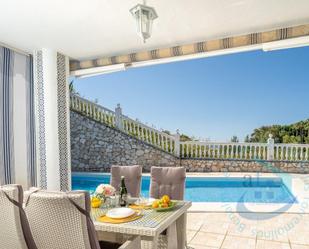 Terrassa de Casa o xalet de lloguer en Mijas amb Aire condicionat, Jardí privat i Terrassa