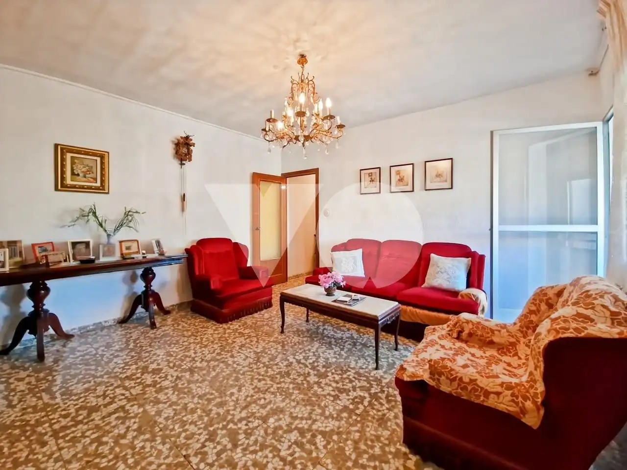 Living room of Flat for sale in Madrid  with Heating, Parquet flooring and Terrace