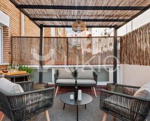 Terrassa de Apartament de lloguer en  Barcelona Capital amb Aire condicionat, Terrassa i Moblat