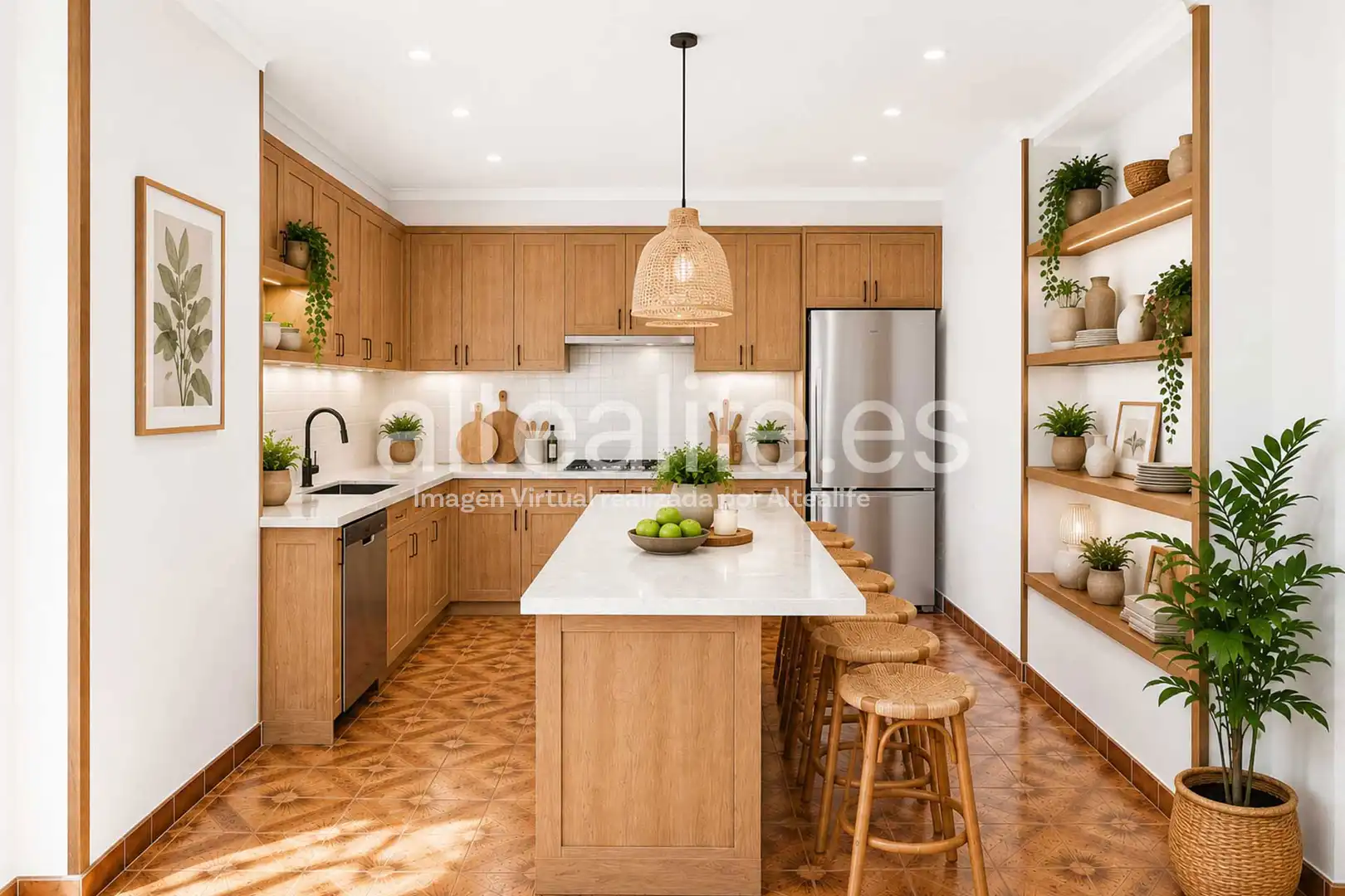 Cocina de Finca rústica en venta en Altea con Terraza, Trastero y Balcón