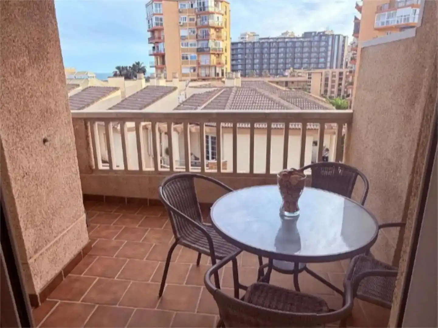 Terrace of Attic for rent in Torremolinos  with Air Conditioner, Private garden and Terrace