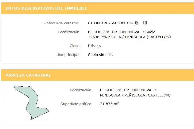 Terreny residencial en venda a Carrer Sogorb 8, imagen 4