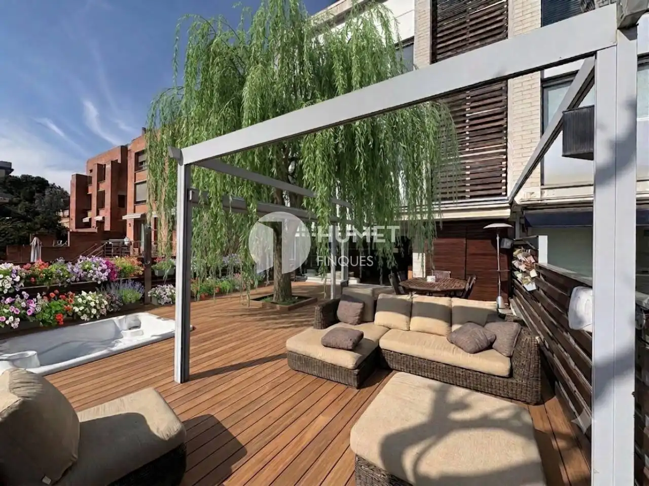 Terraza de Casa o chalet en venta en Barcelona con Aire acondicionado, Calefacción y Jardín privado