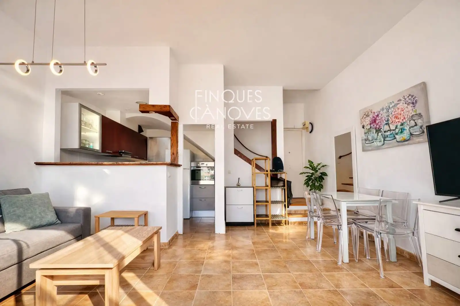 Kitchen of Duplexes for sale in Tossa de Mar  with Air Conditioner, Terrace and Furnished