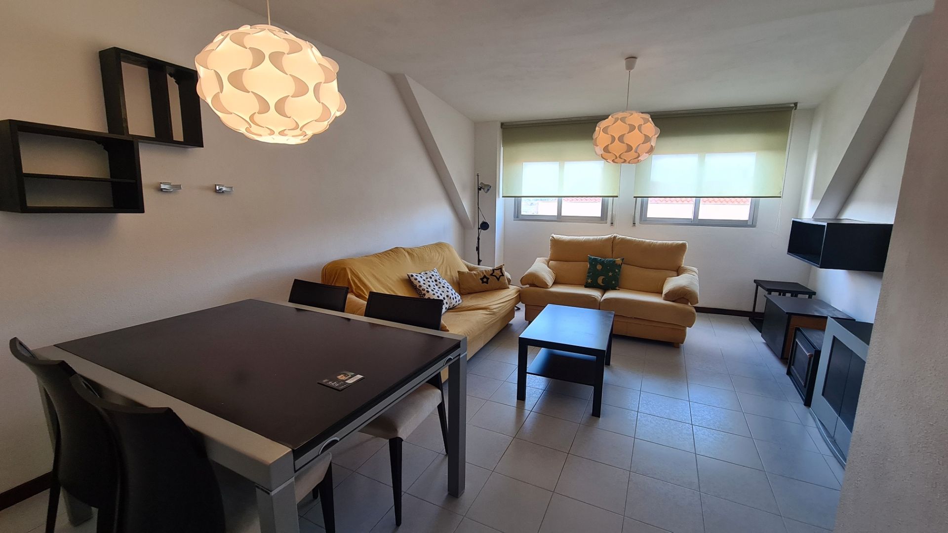 Living room of Flat for sale in Zamora Capital   with Heating, Terrace and Furnished