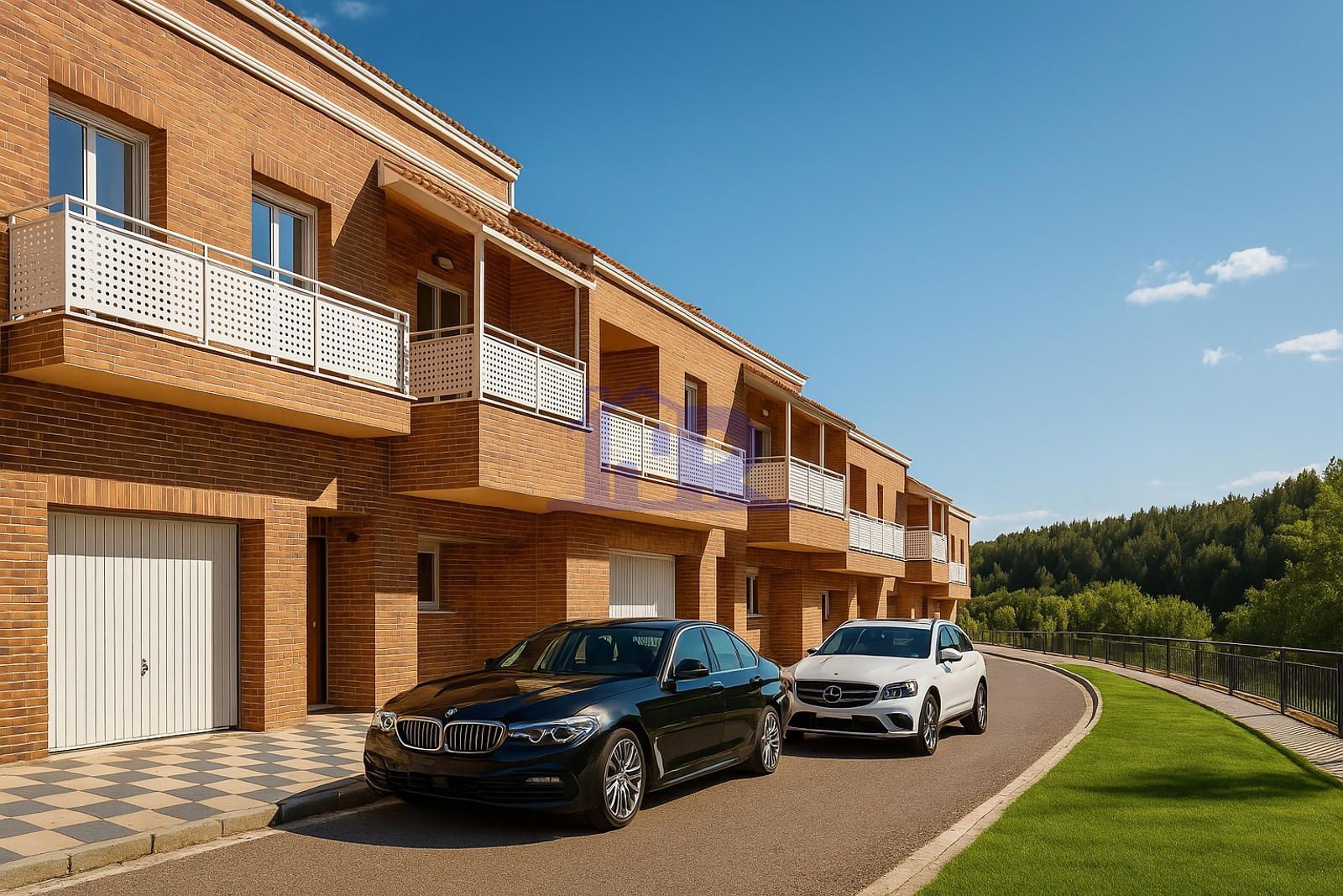 Exterior view of Single-family semi-detached for sale in Cuenca Capital  with Heating, Private garden and Terrace