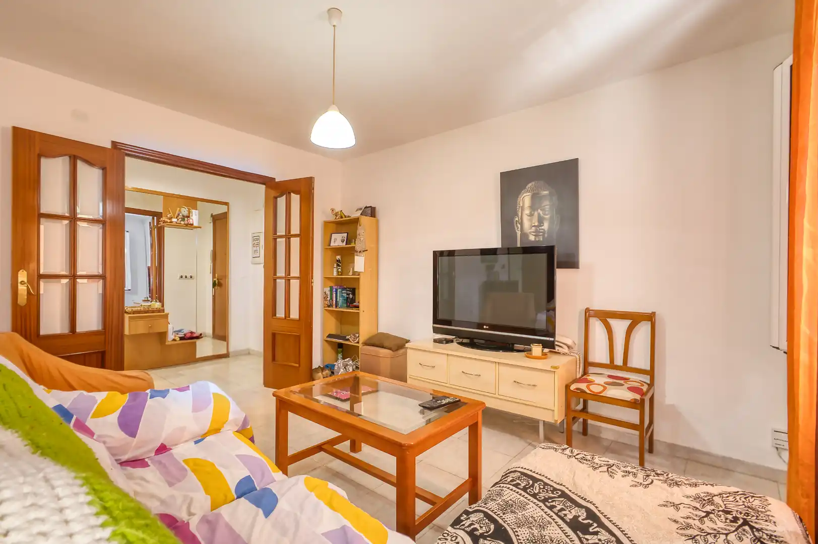 Living room of Flat for sale in Jijona / Xixona  with Storage room, Furnished and Oven