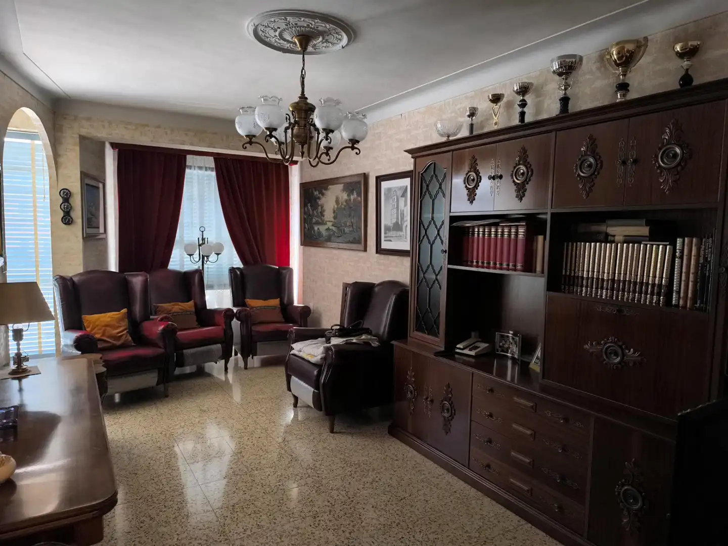Sala de estar de Piso en venta en  Palma de Mallorca con Terraza, Amueblado y Balcón