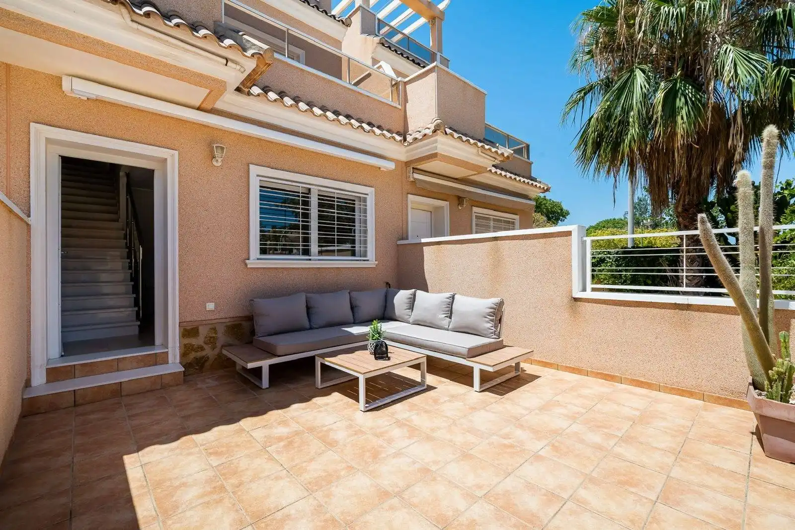 Terrace of Detached homes for rent in Pilar de la Horadada  with Air Conditioner, Heating and Private garden