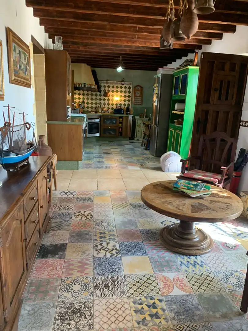 Cocina de Casa o chalet en venta en Torrox con Jardín privado, Terraza y Piscina