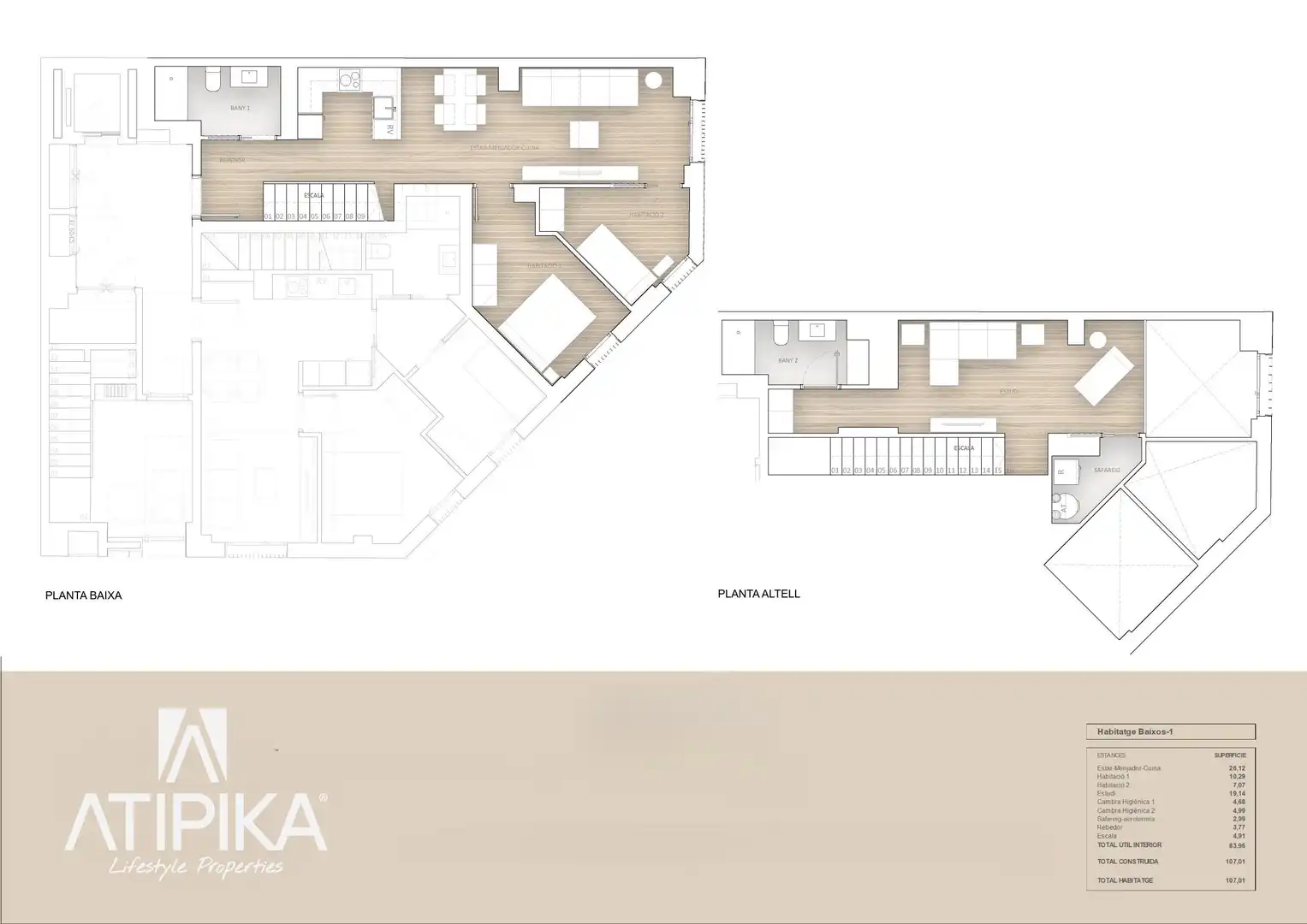 Appartement avec terrasse à vendre à Horta - Guinardó, imagen 13