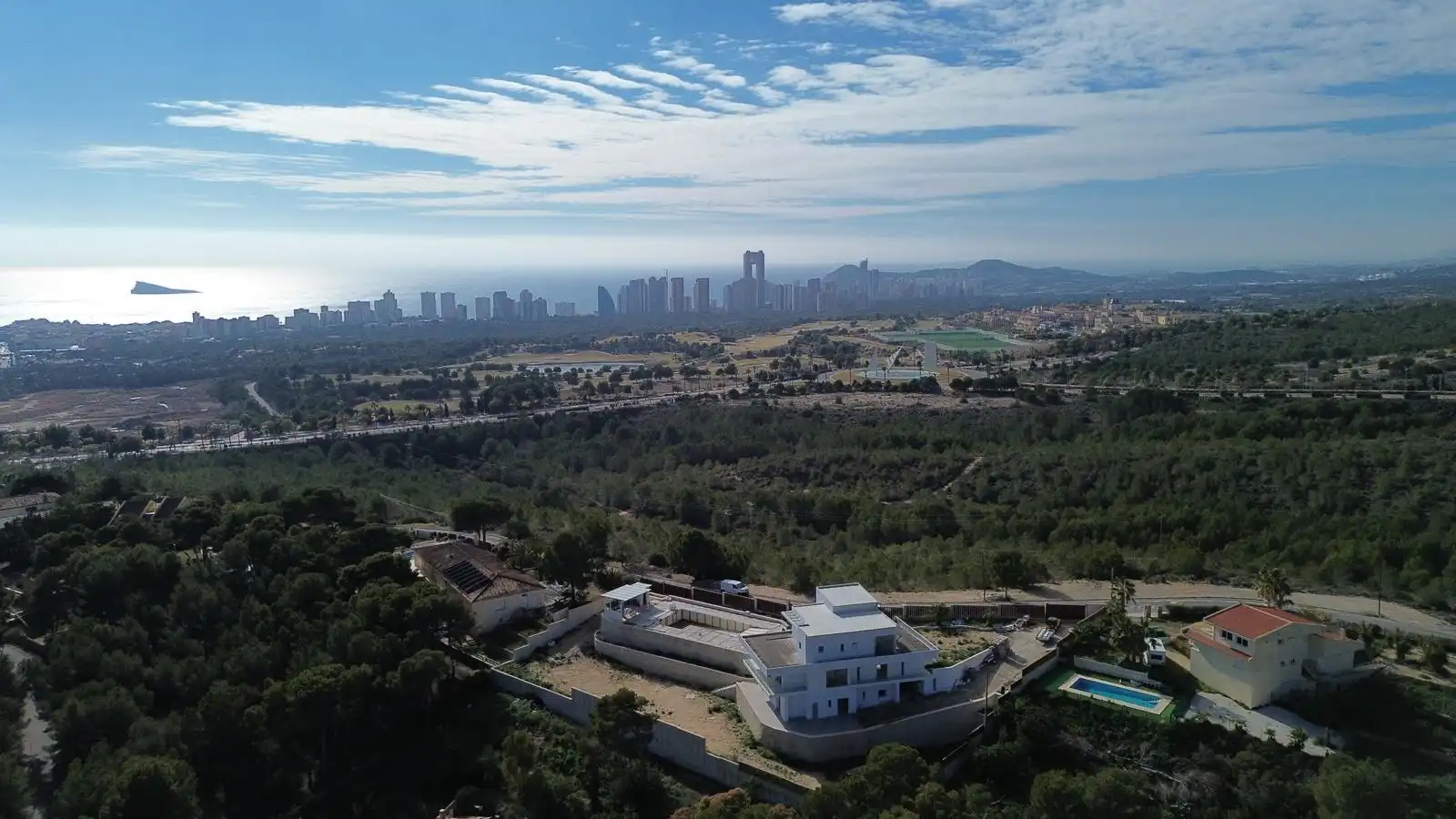 Exterior view of Houses for sale in Benidorm  with Air Conditioner, Private garden and Terrace
