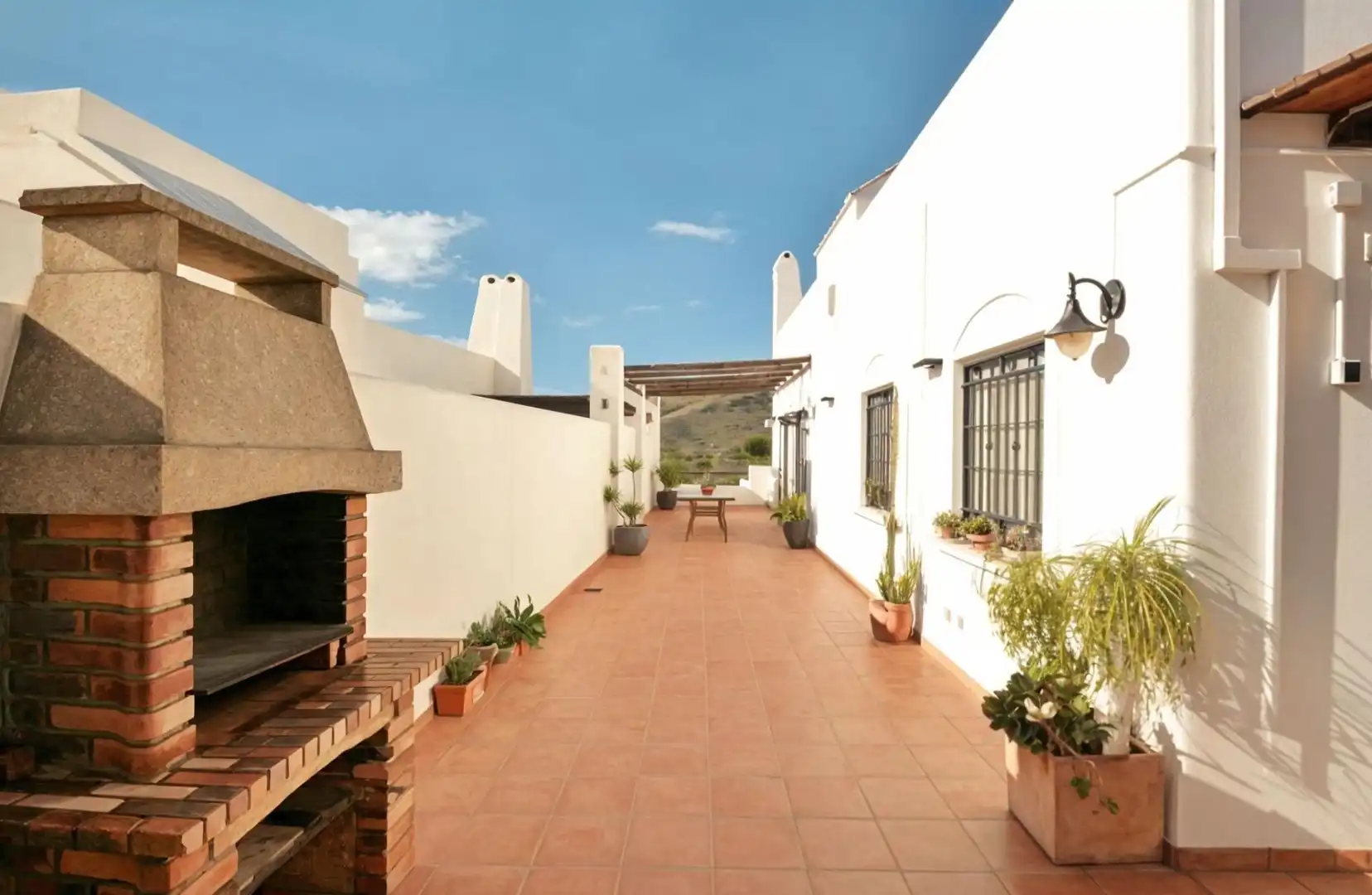 Terraza de Casa adosada en venta en Níjar con Aire acondicionado, Calefacción y Jardín privado