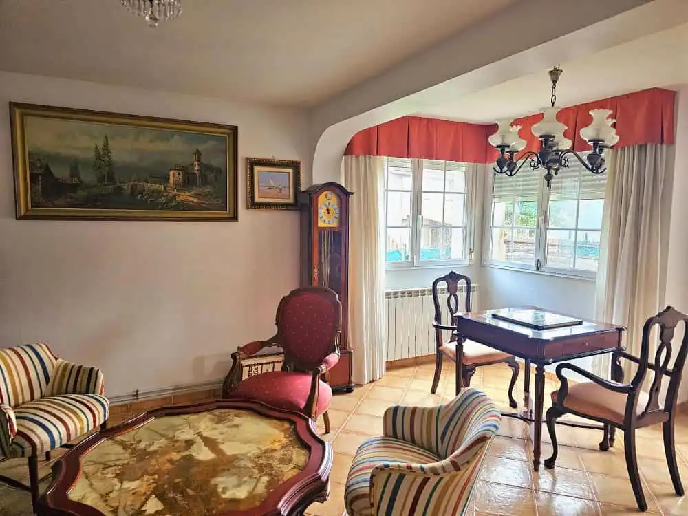 Living room of Houses for rent in Cangas   with Heating, Private garden and Terrace