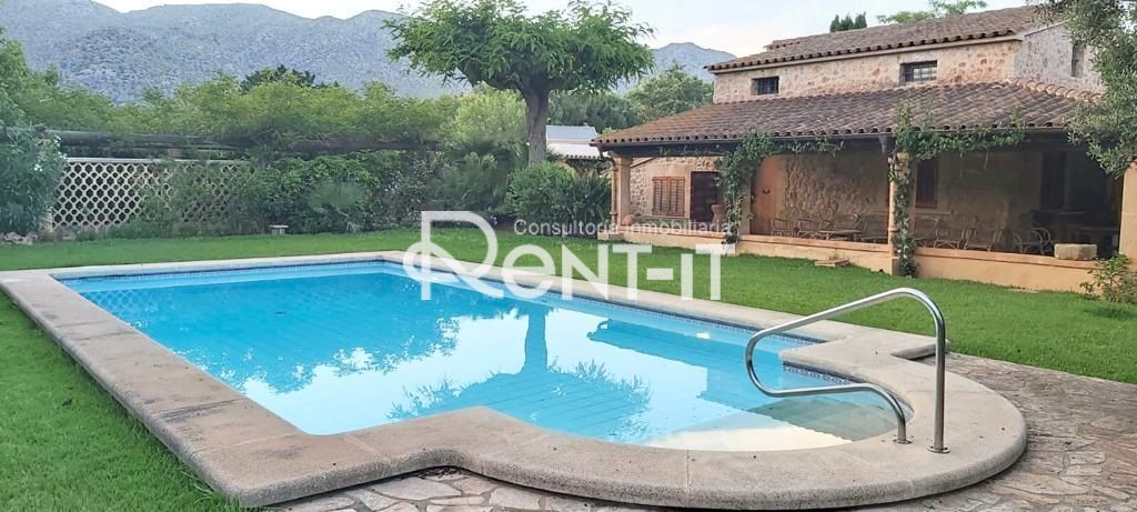 Swimming pool of House or chalet to rent in Pollença  with Air Conditioner, Heating and Swimming Pool