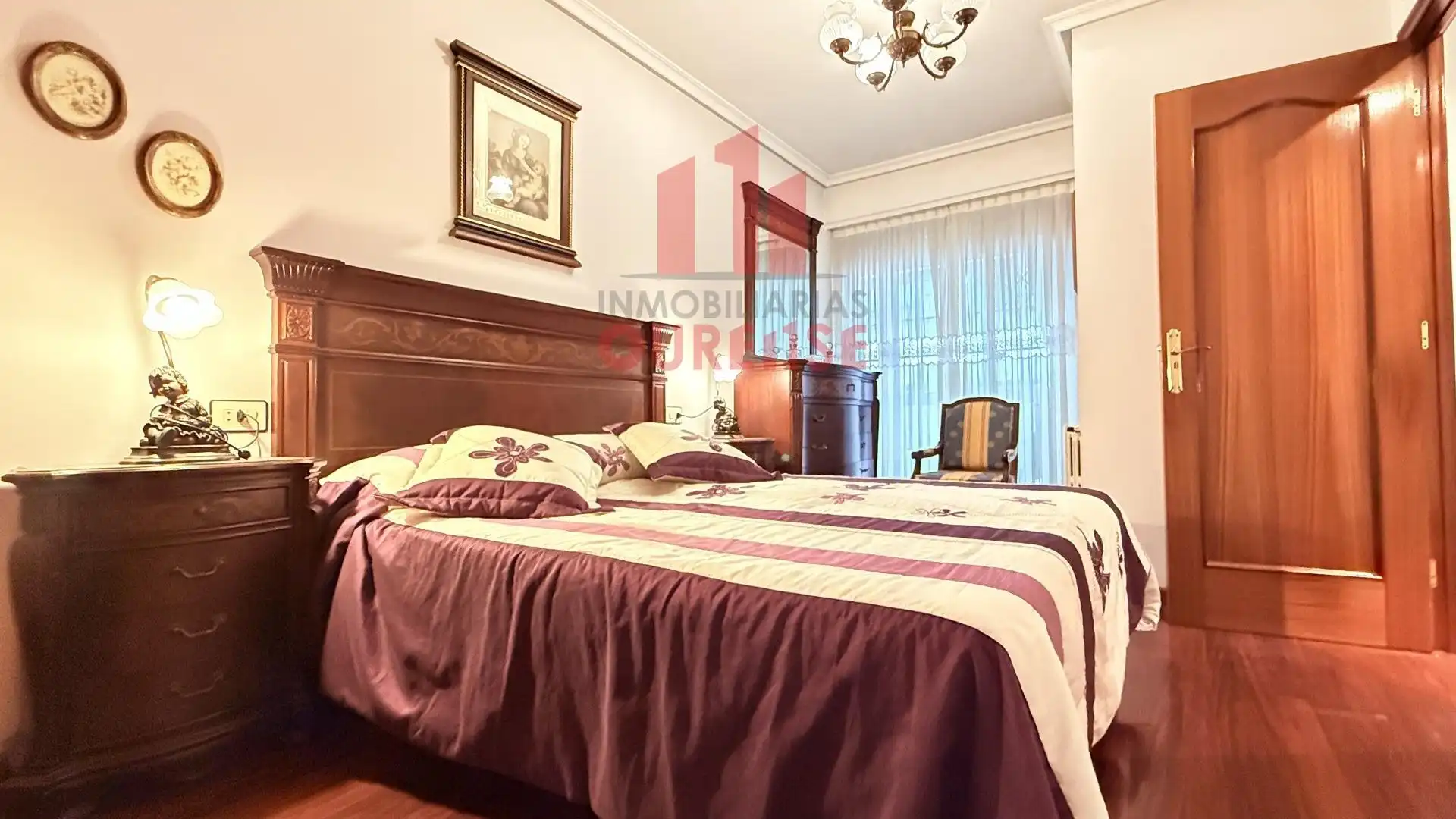Bedroom of Flat for rent in Ourense Capital   with Furnished