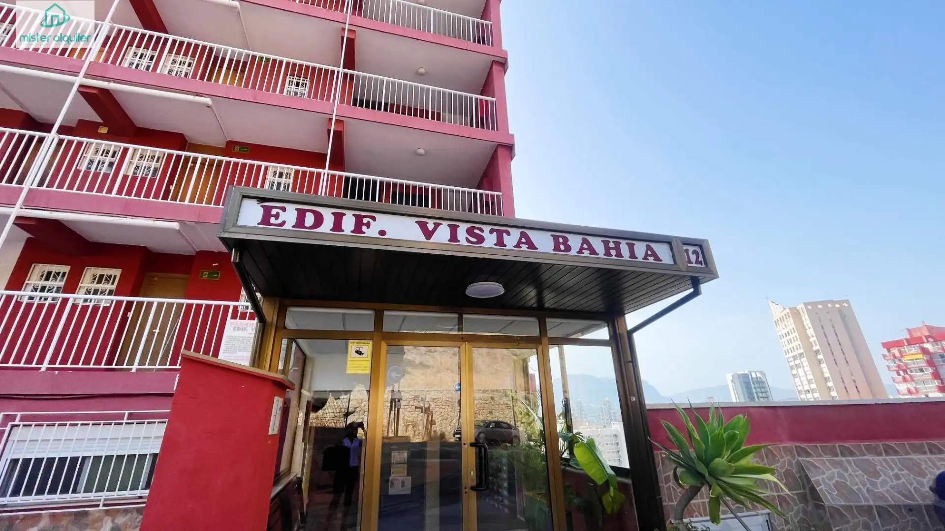 Vista exterior de Apartamento de alquiler en Benidorm con Aire acondicionado, Calefacción y Amueblado