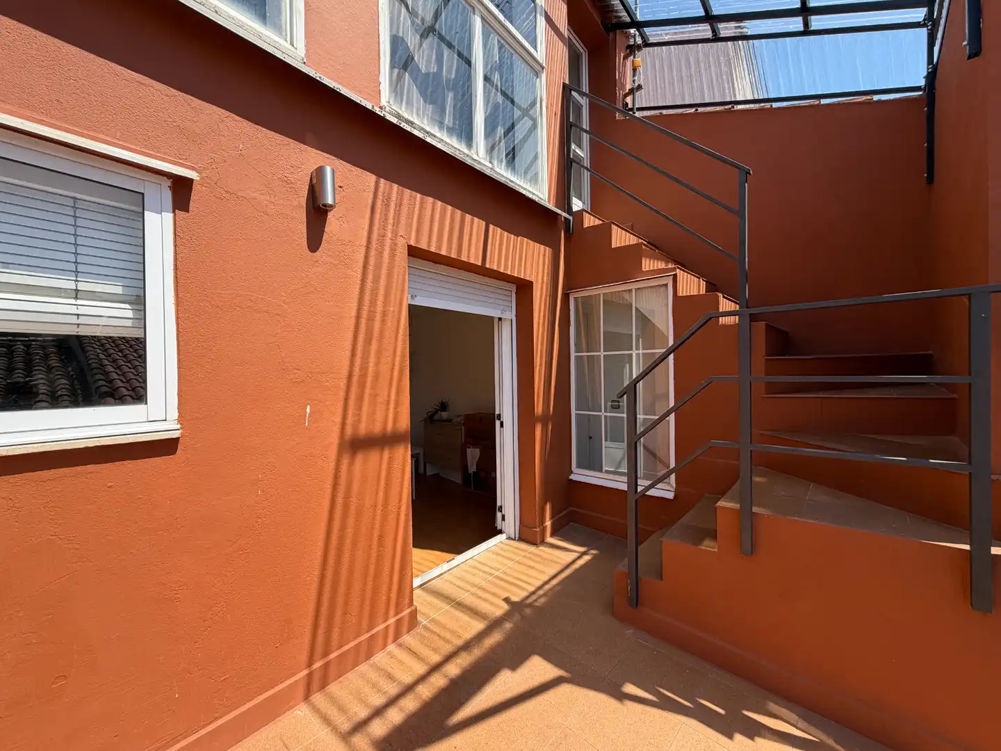 Balcony of Attic for rent in Plasencia  with Air Conditioner, Furnished and Washing machine