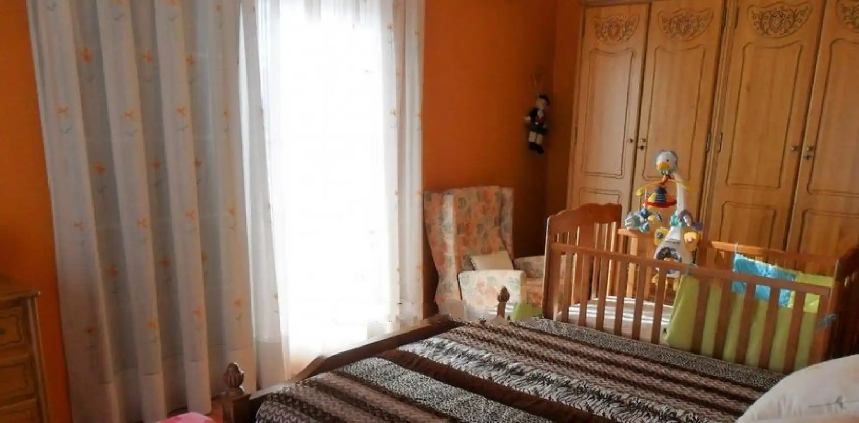 Schlafzimmer von Haus oder Chalet zur Miete in Orihuela mit Klimaanlage, Heizung und Privatgarten