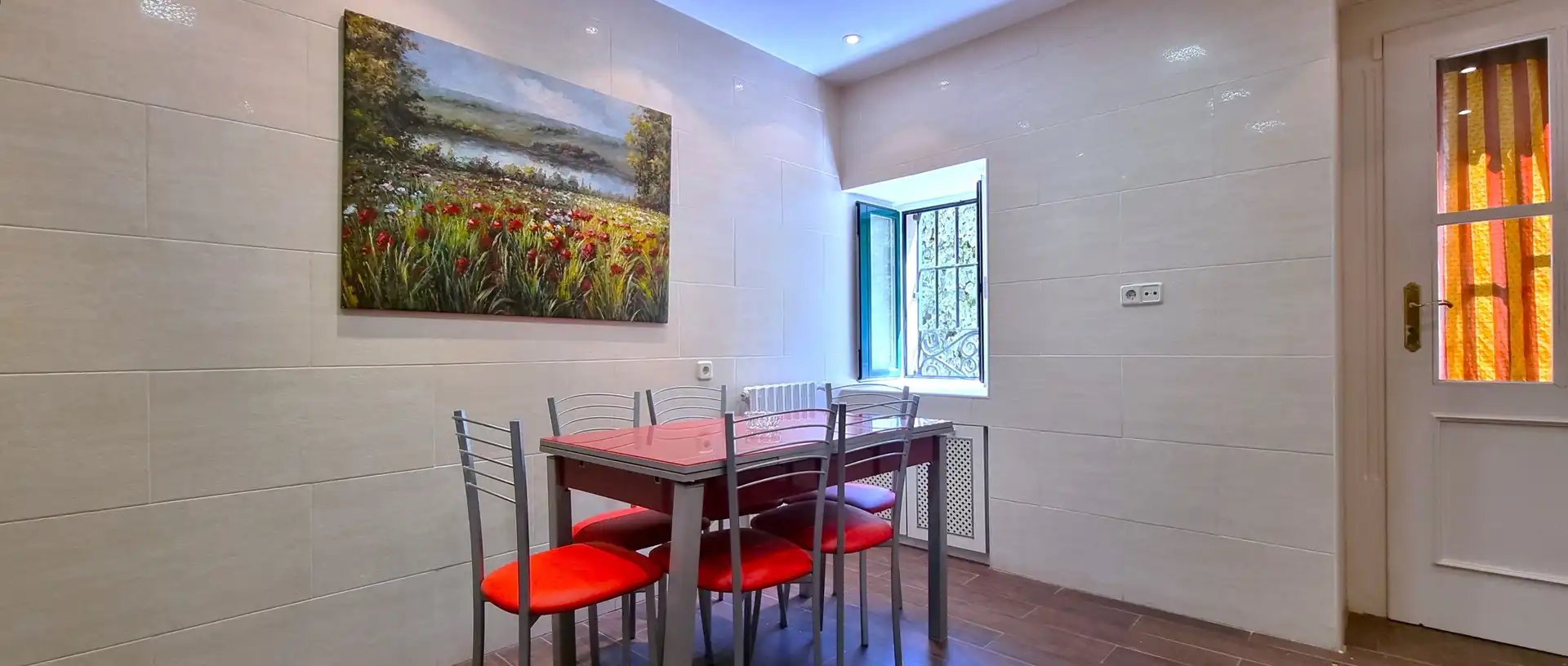 Dining room of Houses for sale in Guadalix de la Sierra  with Heating, Parquet flooring and Storage room