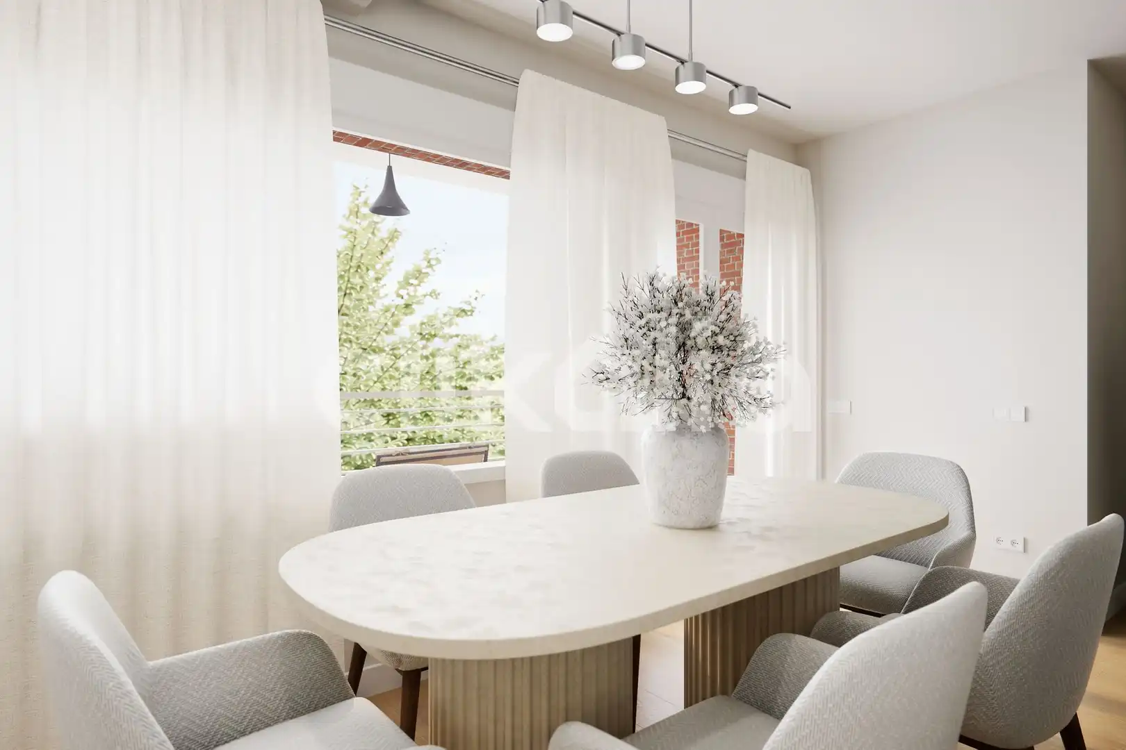 Dining room of Flat for sale in Madrid  with Air Conditioner, Heating and Terrace
