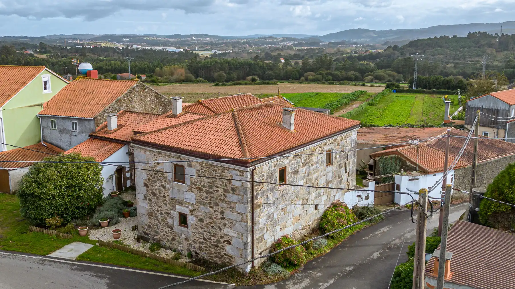 Vista exterior de Finca rústica en venta en A Laracha   con Amueblado