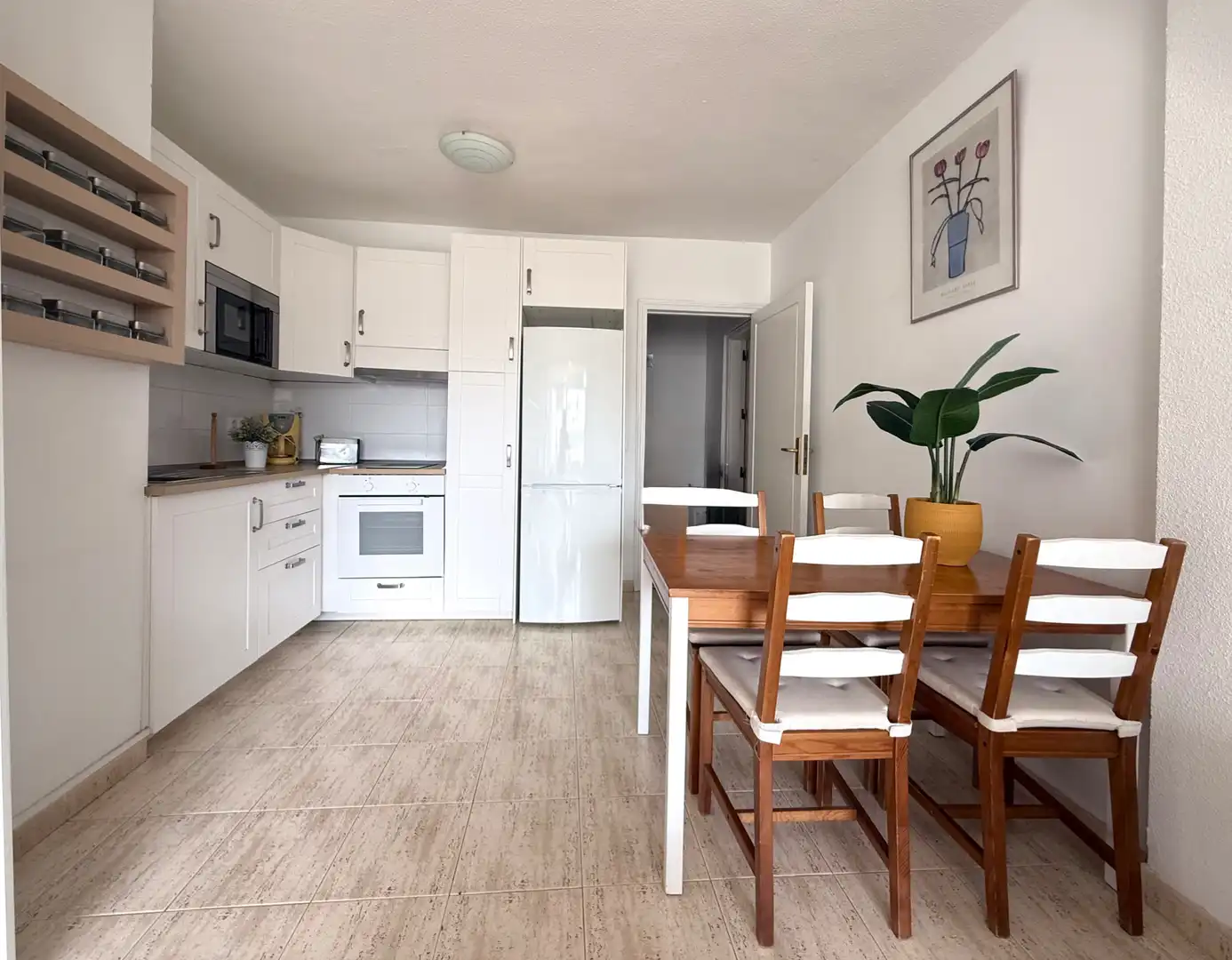 Kitchen of Flat for sale in Adeje  with Terrace, Furnished and Oven