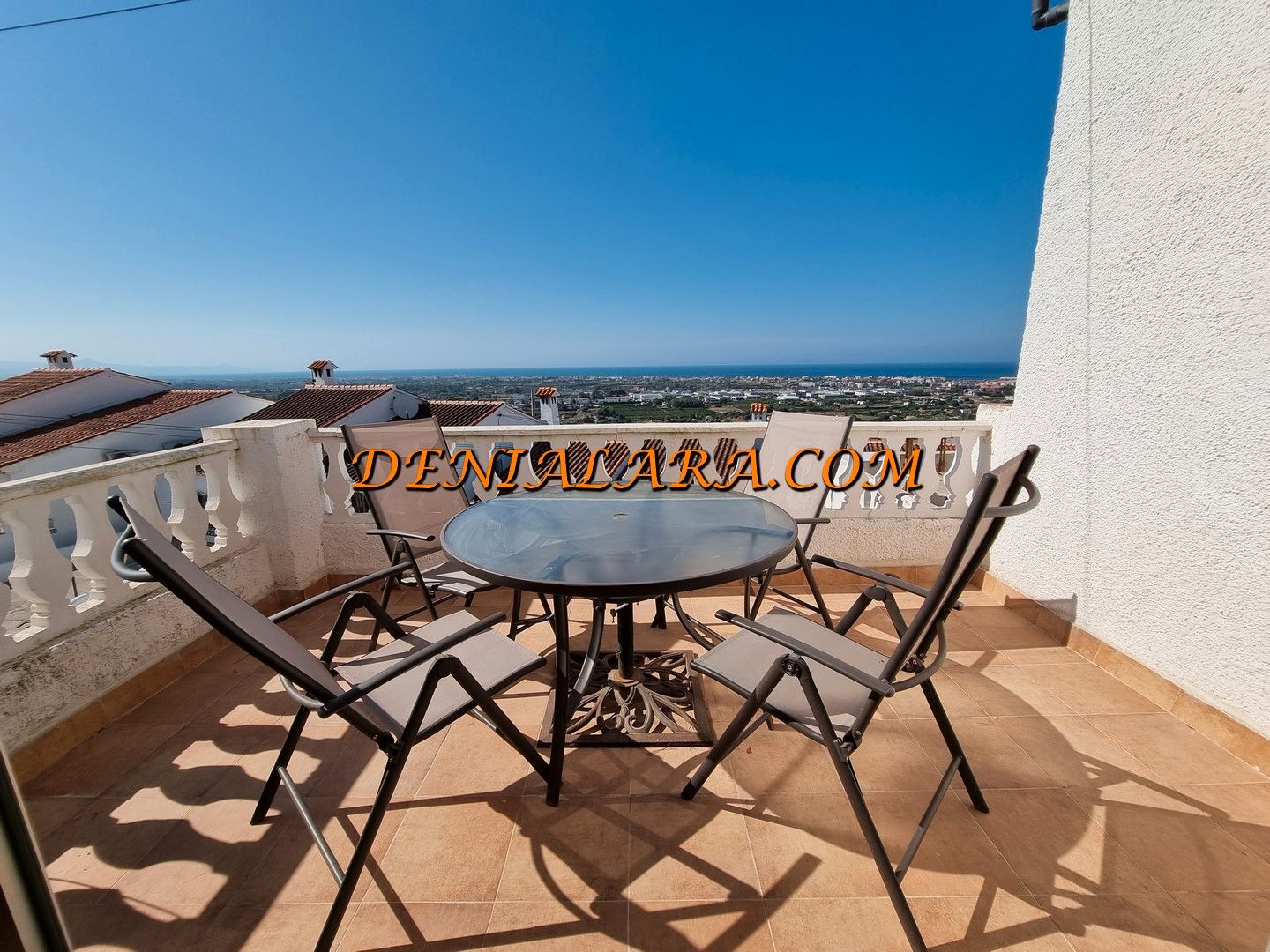 Terrace of Single-family semi-detached for sale in Dénia  with Terrace, Furnished and Community pool