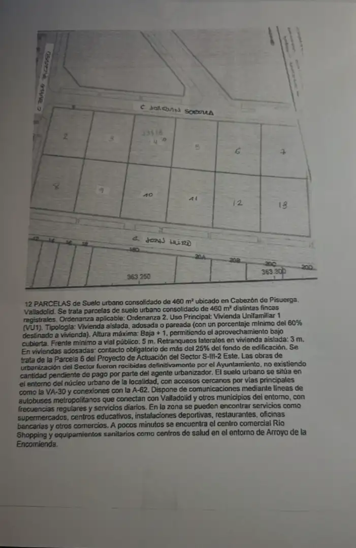 Residencial en venta en Cabezón de Pisuerga