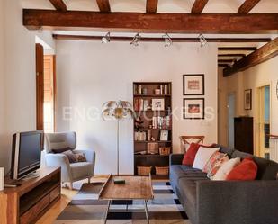 Living room of Apartment to rent in  Valencia Capital  with Air Conditioner, Heating and Parquet flooring