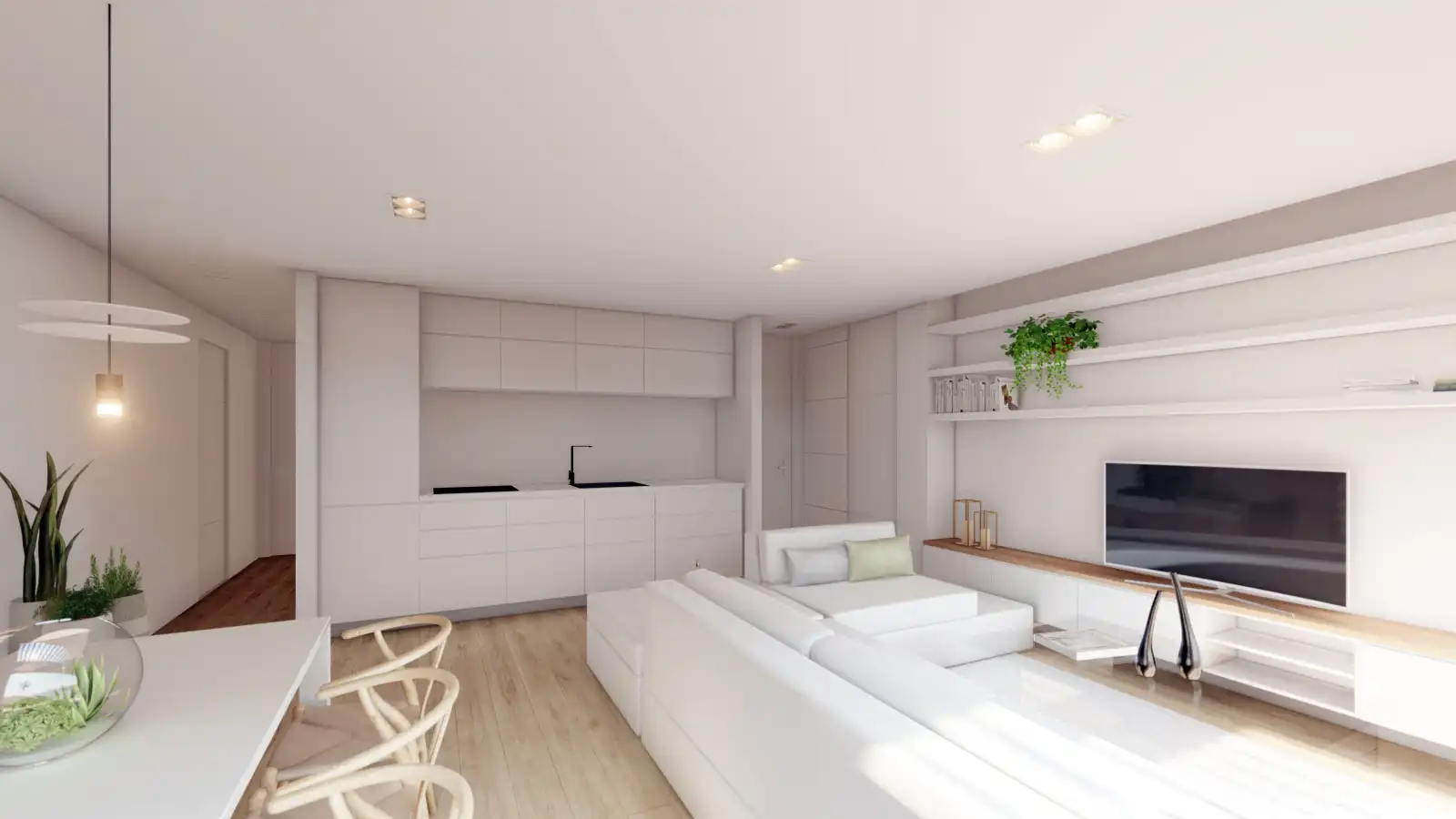 Sala de estar de Apartamento en venta en Cartagena con Aire acondicionado, Terraza y Balcón