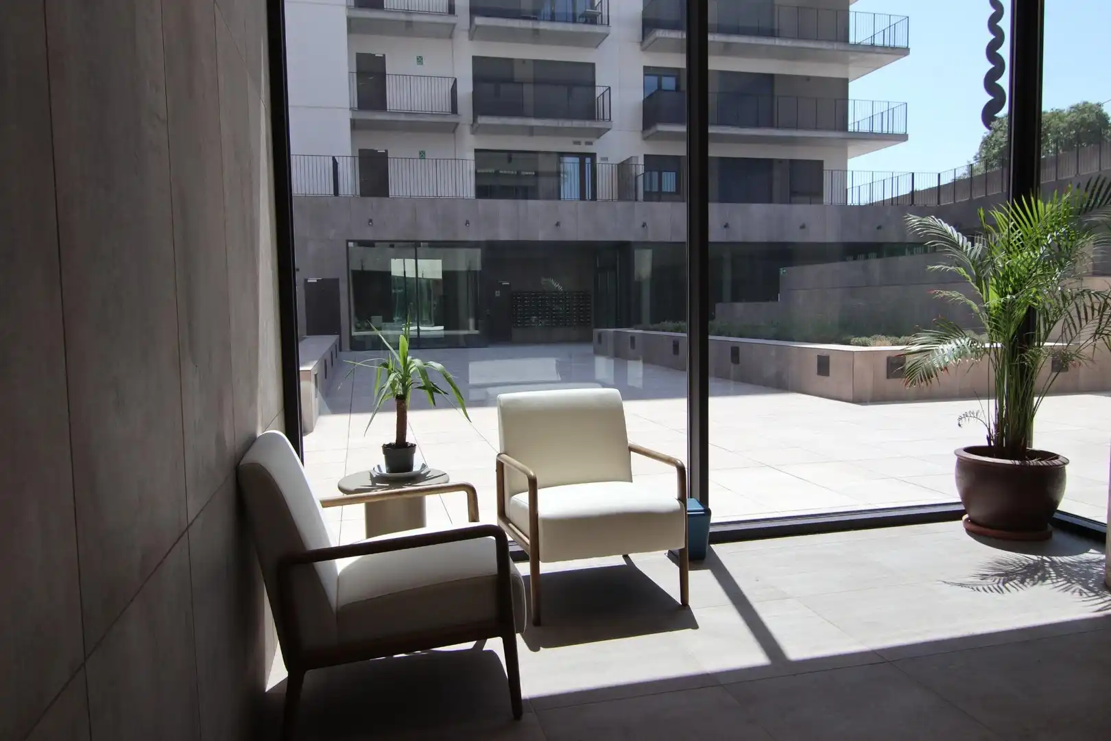 Terraza de Piso de alquiler en Terrassa con Aire acondicionado, Calefacción y Jardín privado
