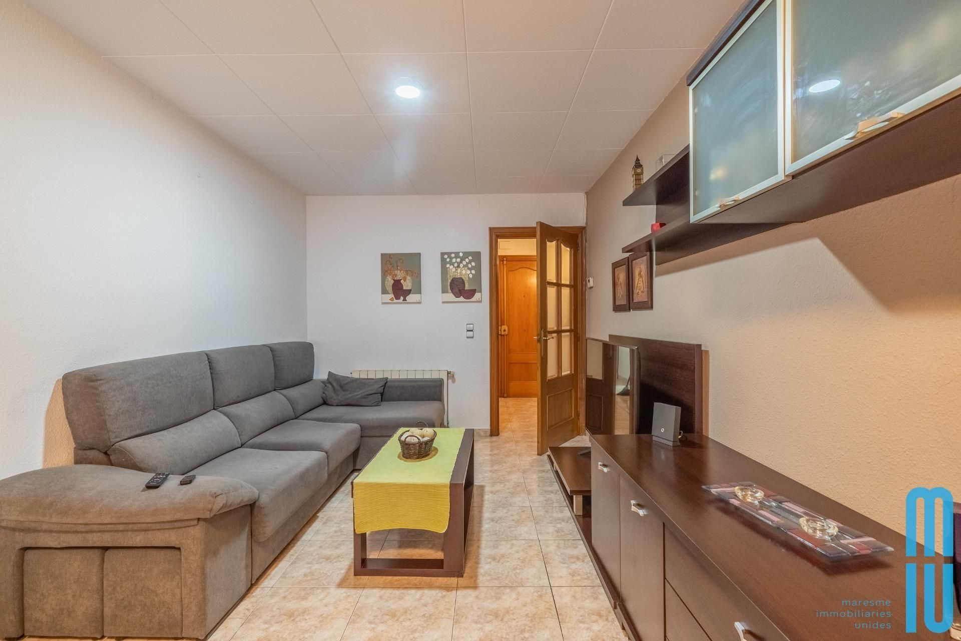 Sala de estar de Piso en venta en Mataró con Aire acondicionado, Calefacción y Balcón