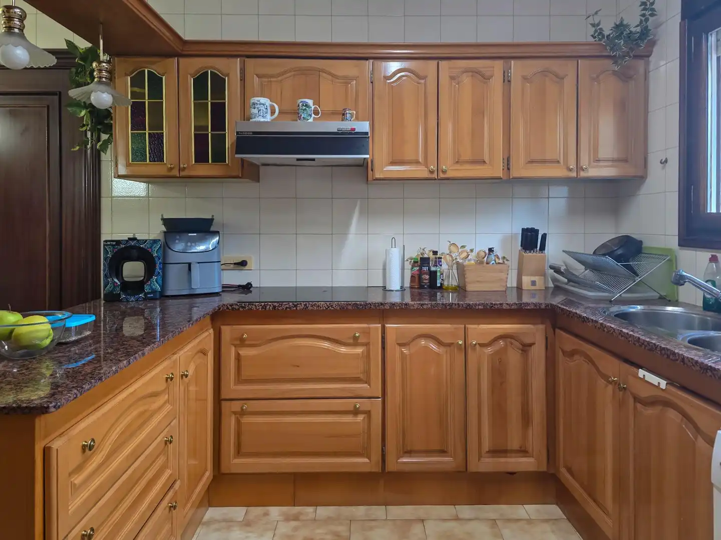 Cuina de Casa o xalet en venda en Almacelles amb Calefacció, Jardí privat i Terrassa