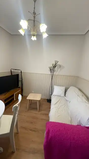 Sala d'estar de Pis en venda en Portugalete amb Calefacció, Moblat i Forn