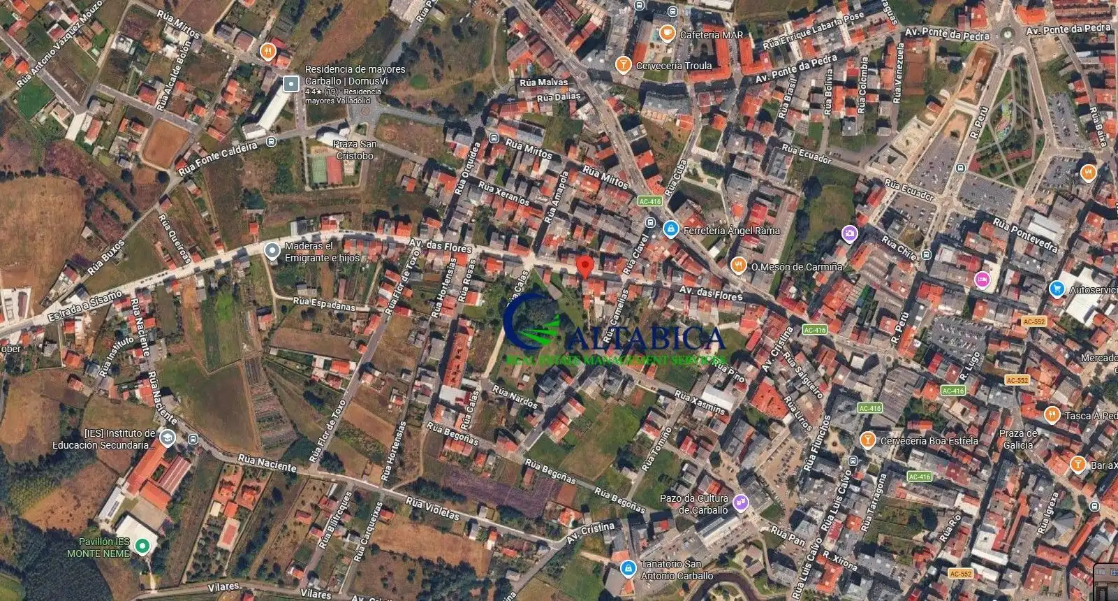 Vista exterior de Pis en venda en Carballo