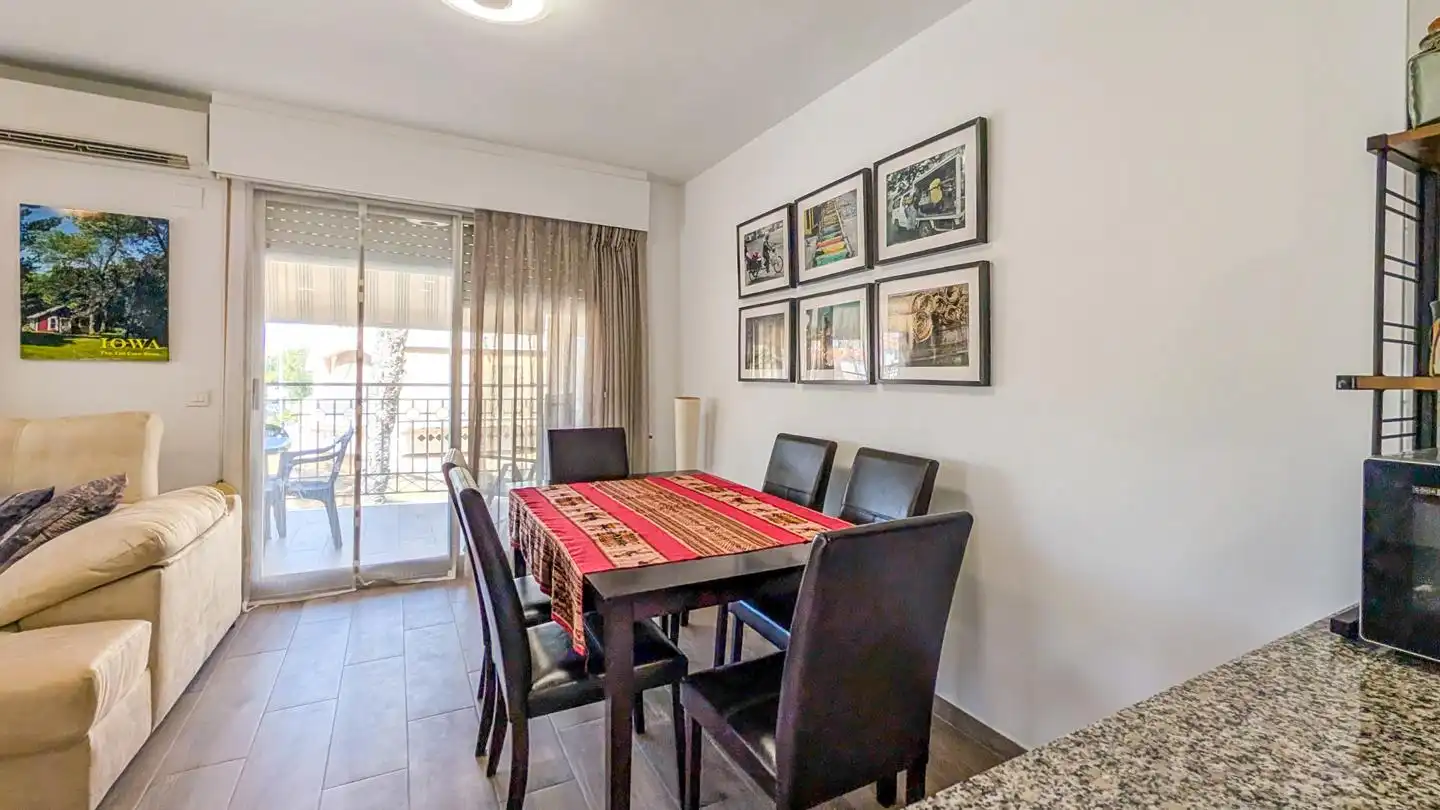 Esszimmer von Wohnung zum Verkauf in Santa Pola mit Klimaanlage, Terrasse und Möbliert