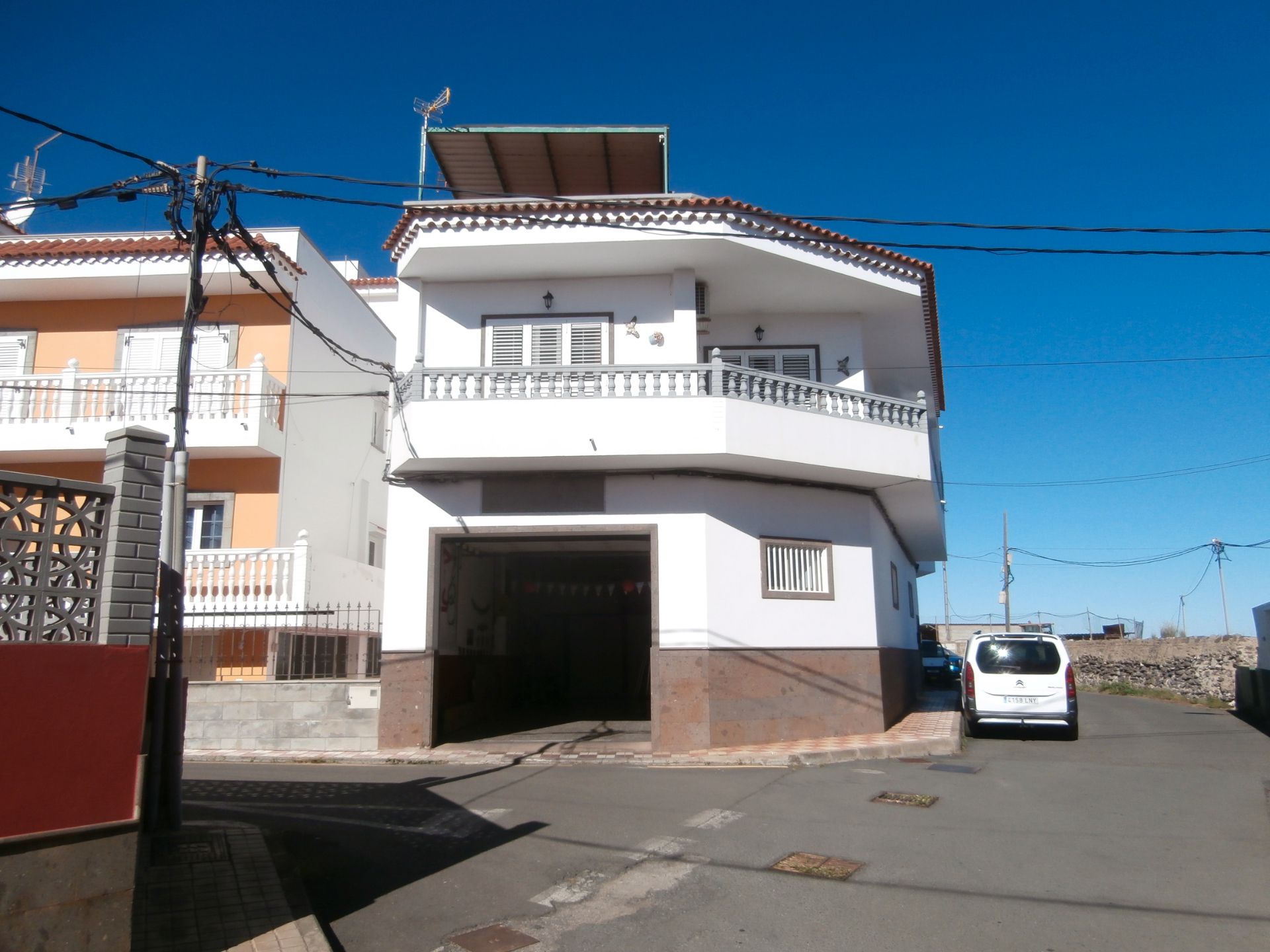 Exterior view of Single-family semi-detached for sale in Moya (Las Palmas)  with Balcony