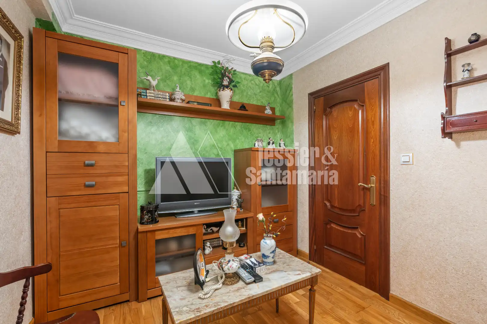 Sala de estar de Piso en venta en Gijón  con Calefacción, Amueblado y Horno
