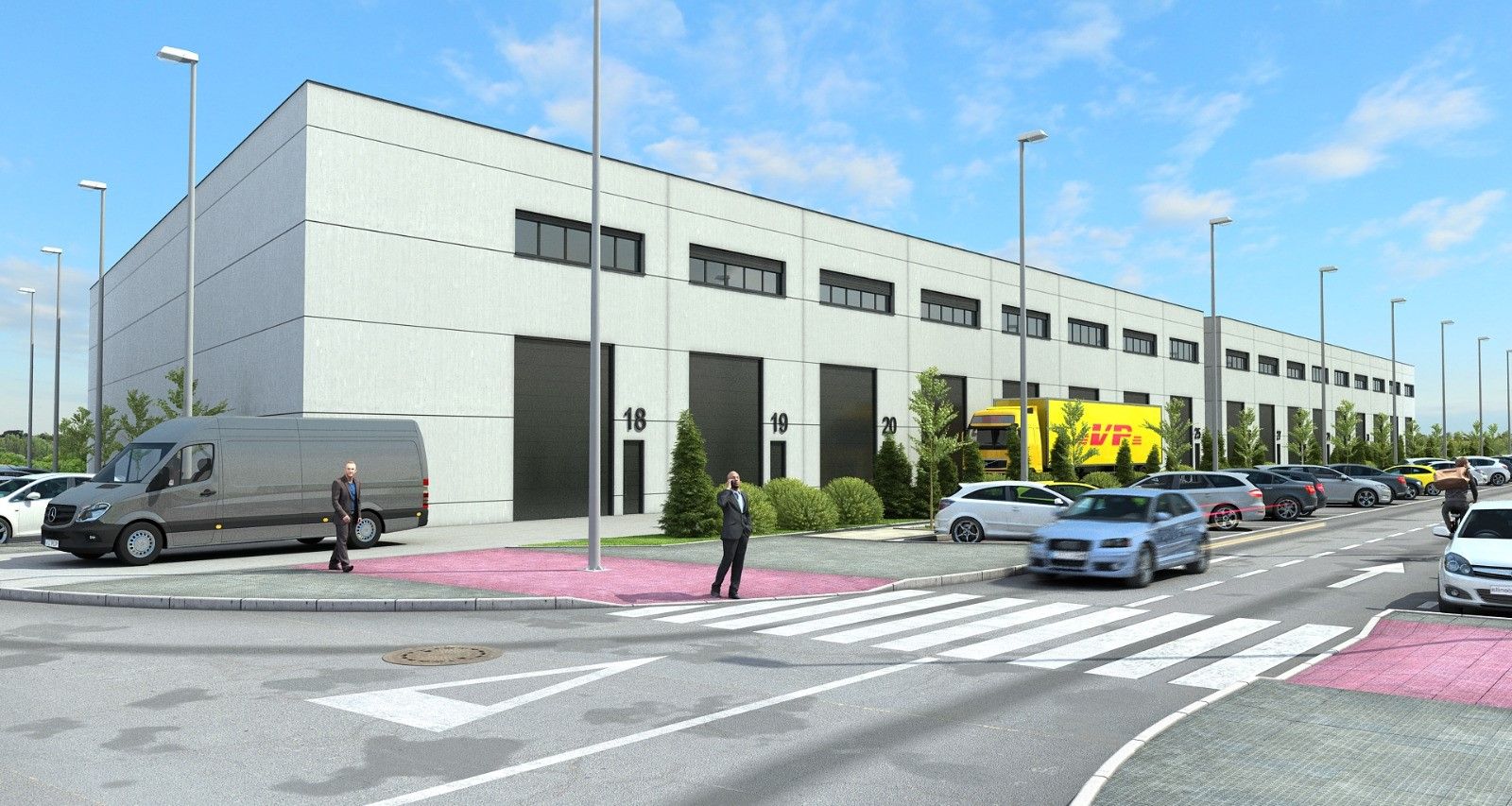 Außenansicht von Fabrikhallen zum verkauf in Arroyomolinos (Madrid)