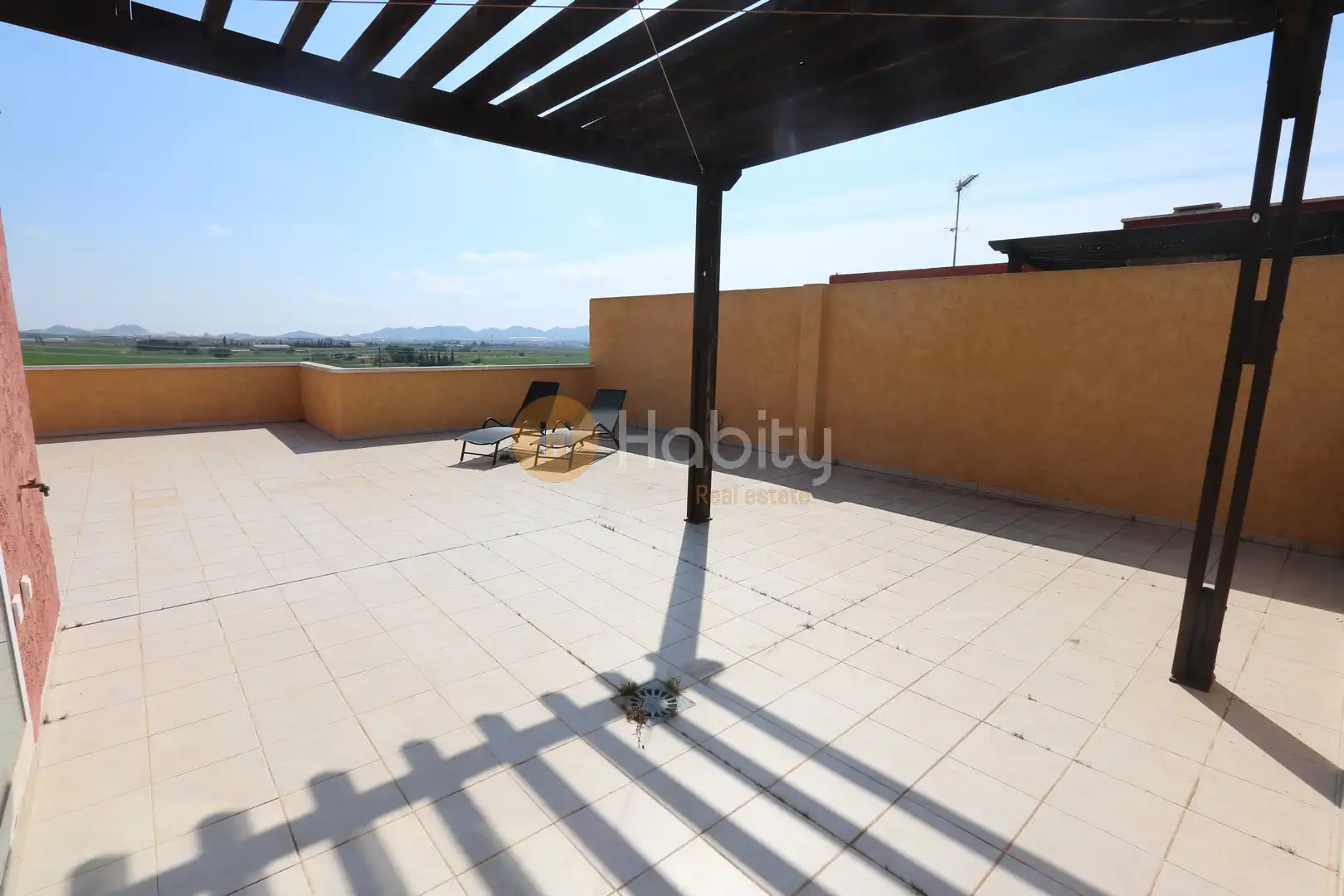 Terraza de Ático en venta en Fuente Álamo de Murcia con Aire acondicionado, Calefacción y Terraza