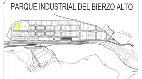 Se vende suelo industrial en el Parque Industrial del Bierzo Alto.
