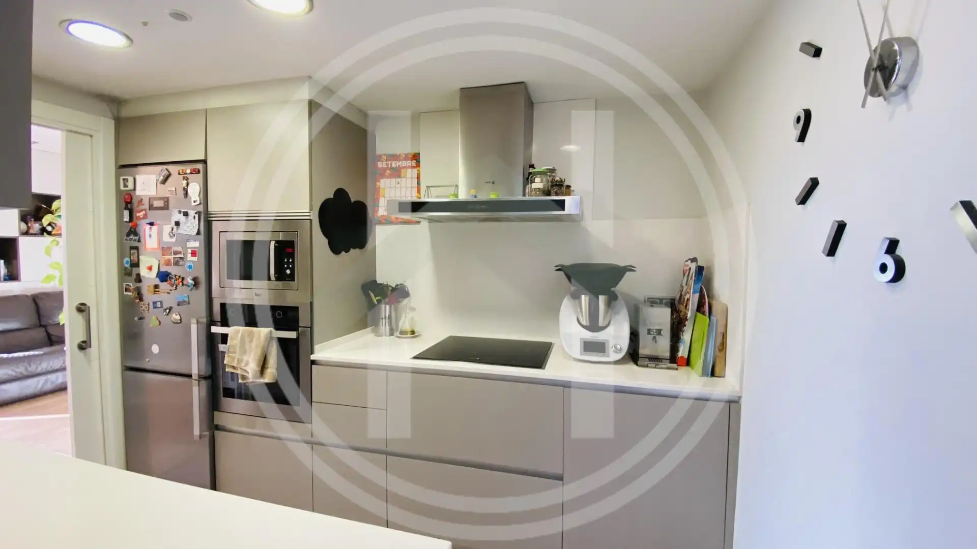 Kitchen of Flat for sale in Granollers  with Heating, Parquet flooring and Balcony
