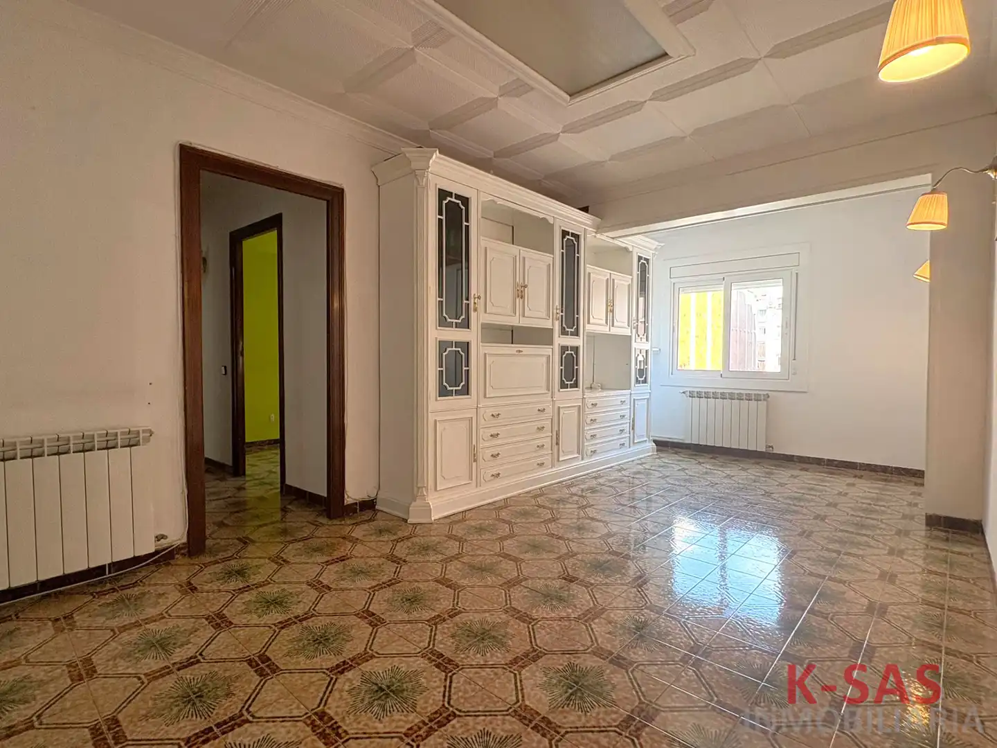 Wohnzimmer von Wohnung zum Verkauf in Esplugues de Llobregat mit Heizung und Ofen