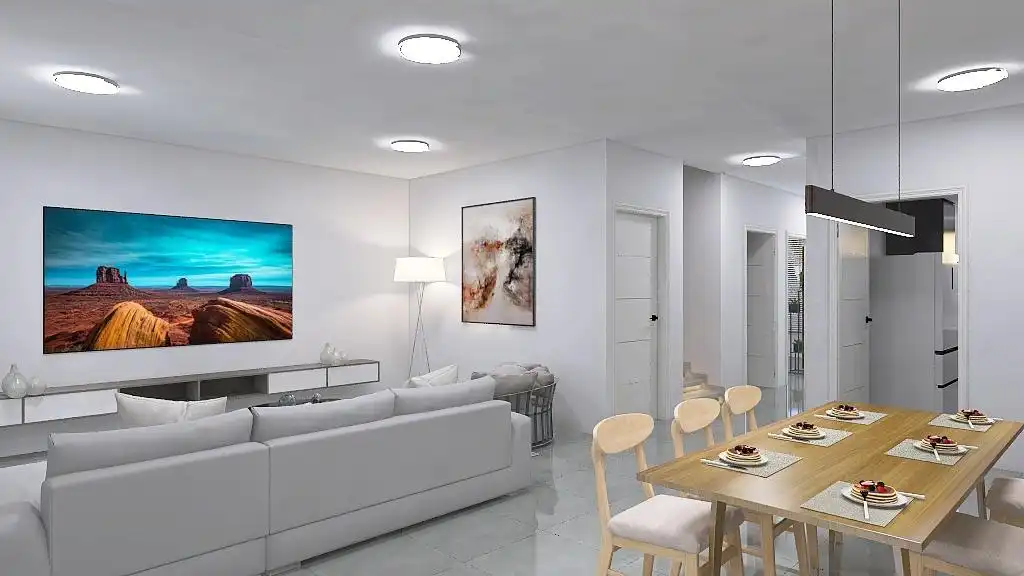 Sala de estar de Casa adosada en venta en Olías del Rey con Calefacción, Jardín privado y Terraza