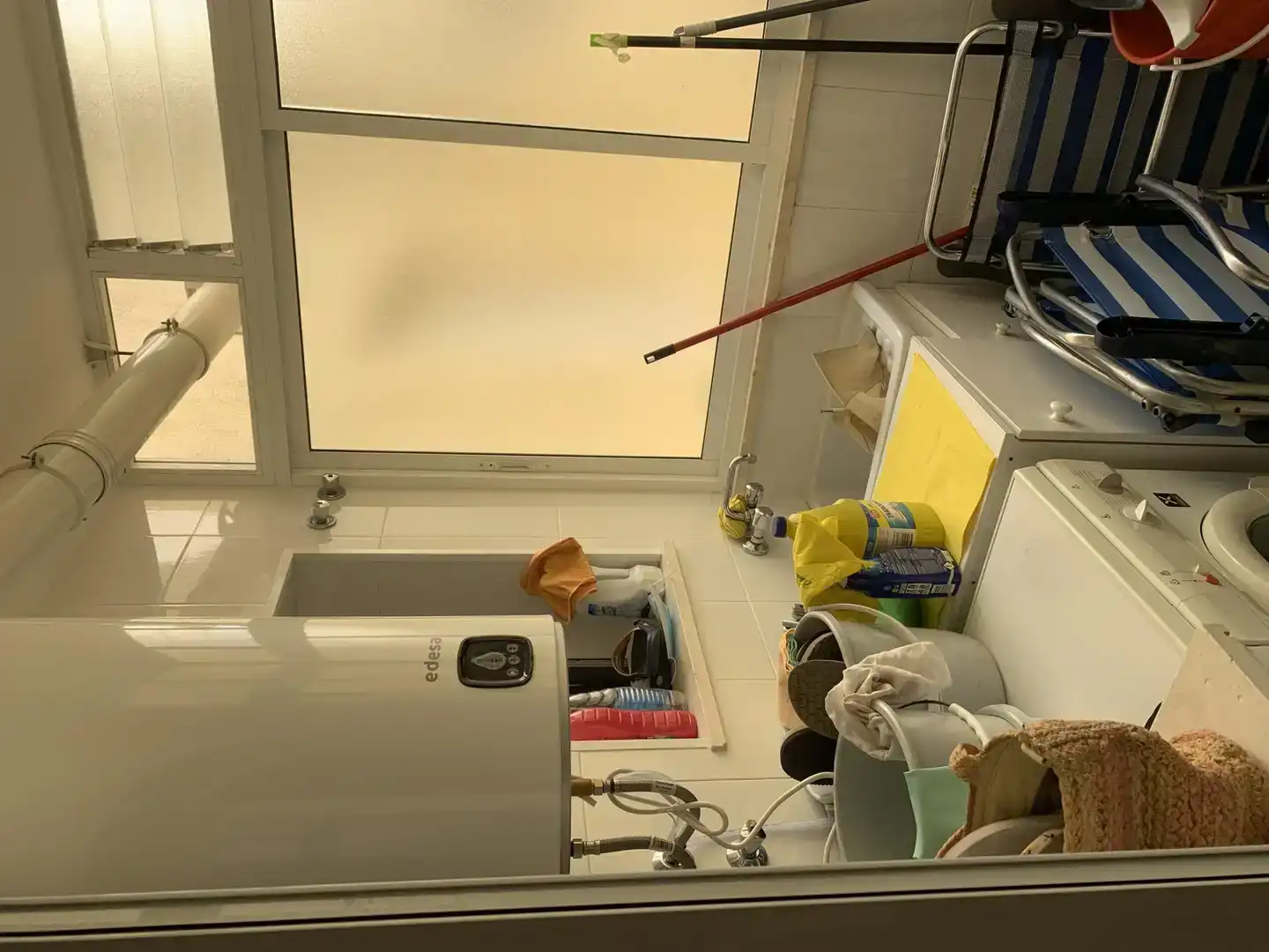 Terrasse von Wohnung zur Miete in Fuengirola mit Klimaanlage und Schwimmbad