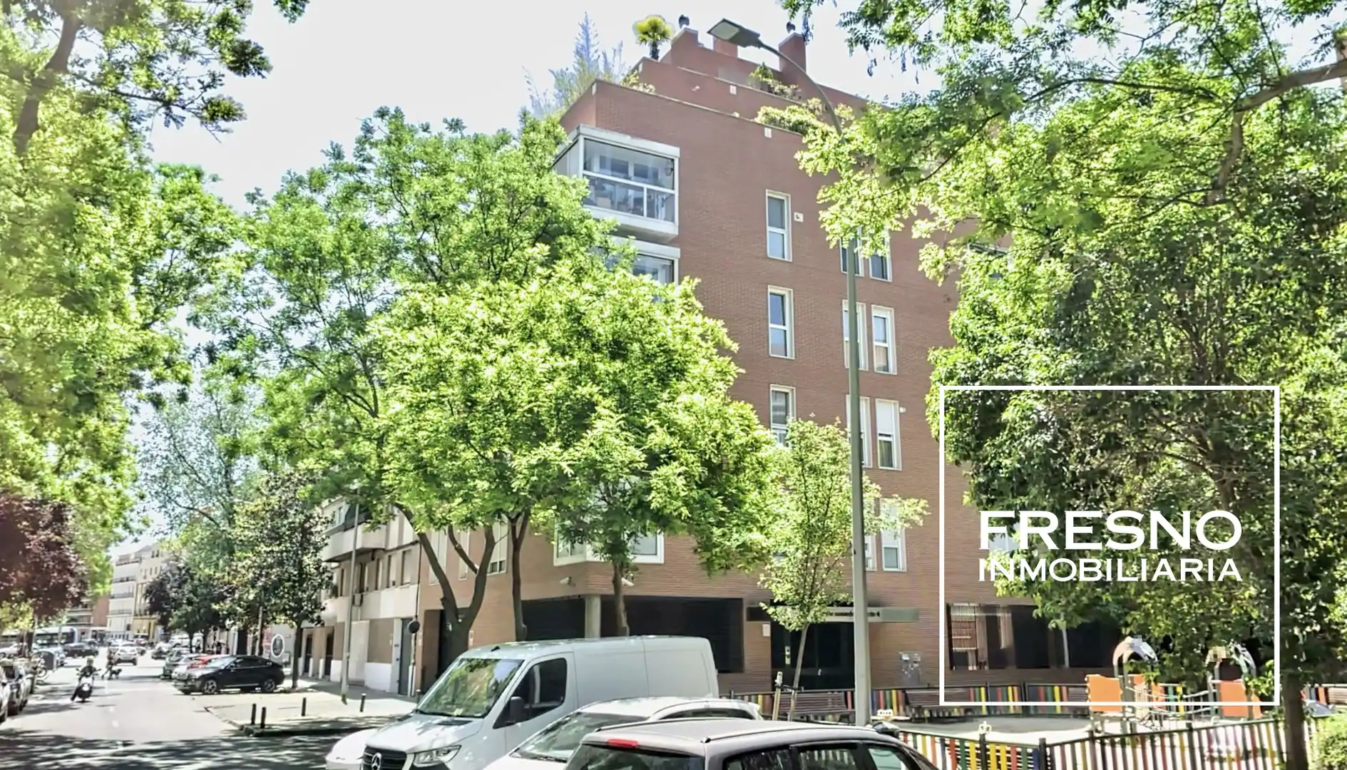 Exterior view of Flat for sale in Madrid  with Heating, Storage room and Community pool