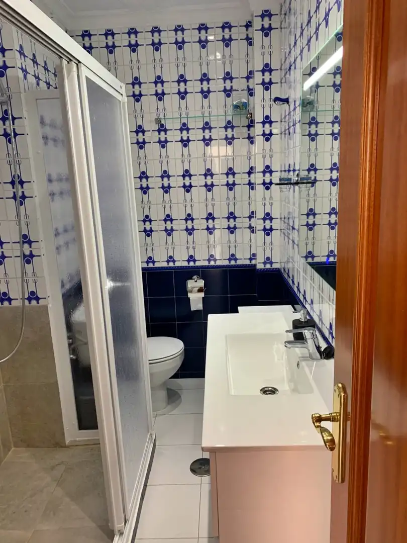 Baño de Piso de alquiler en Málaga con Aire acondicionado, Calefacción y Amueblado